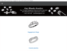 Tablet Screenshot of chicagoengagementringspecialist.com